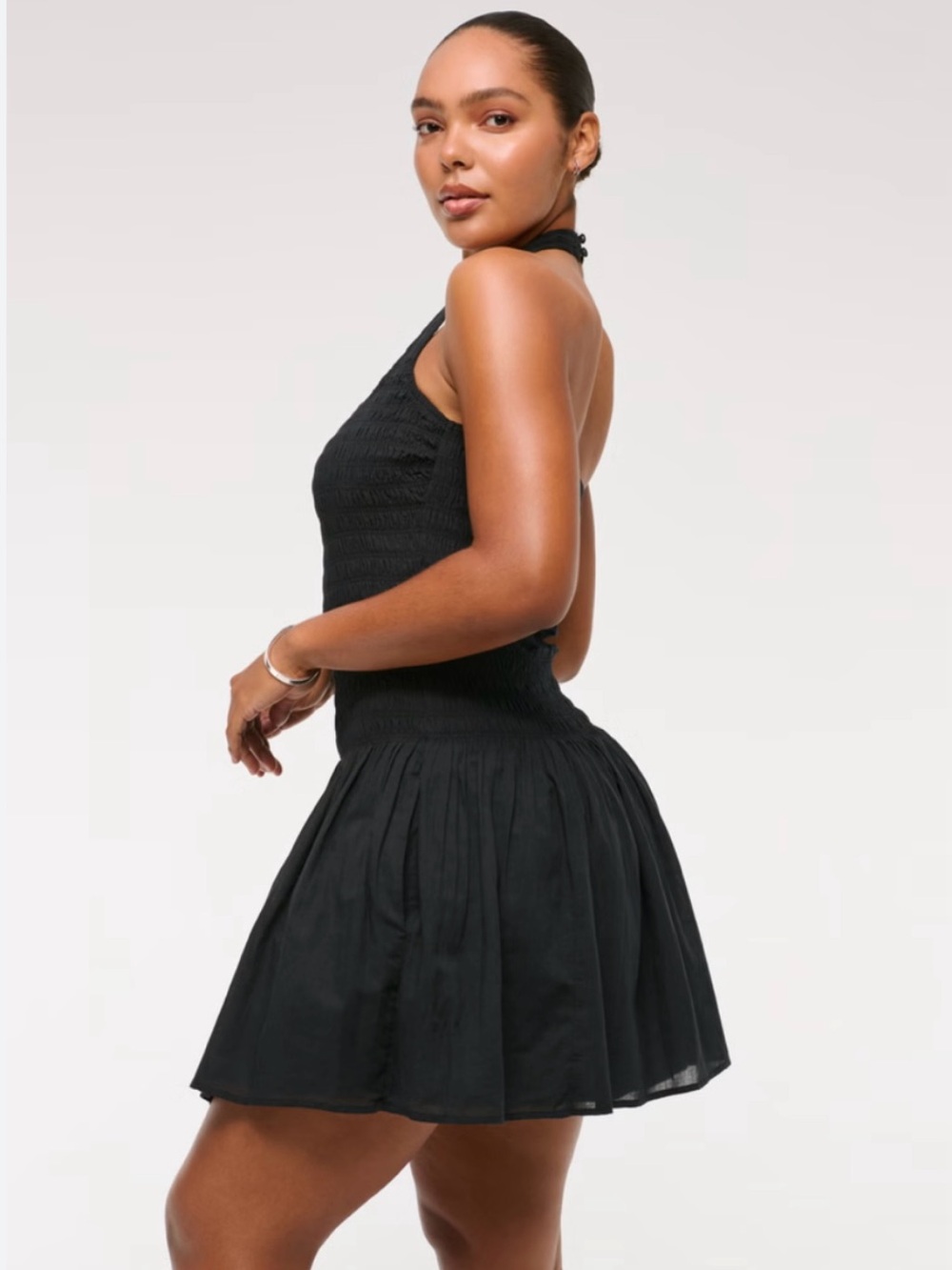 Abercrombie smocked mini dress